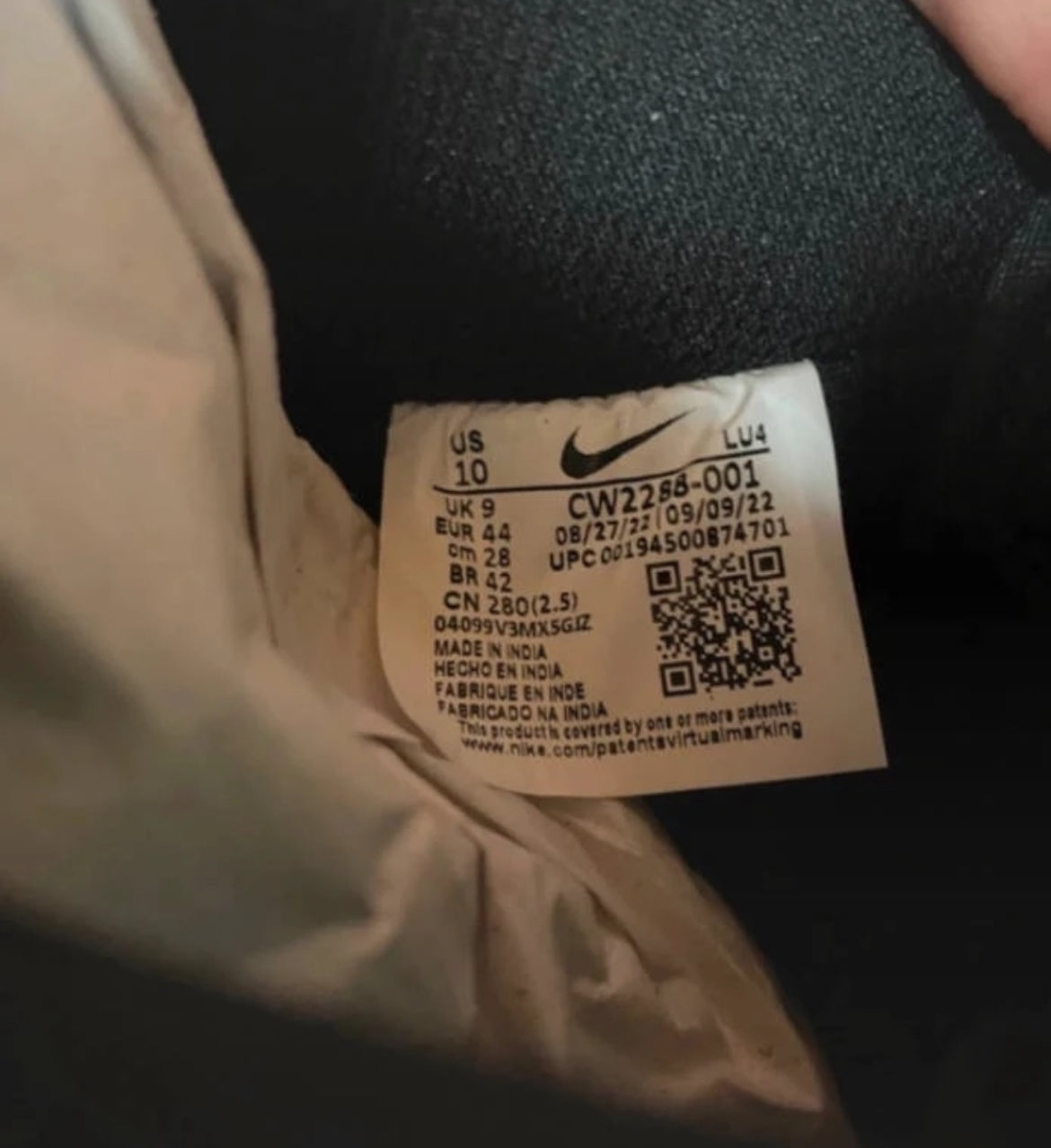 Nike Air Force 1 Negro - Zapatilla Clásica (Auténtica Reventa)