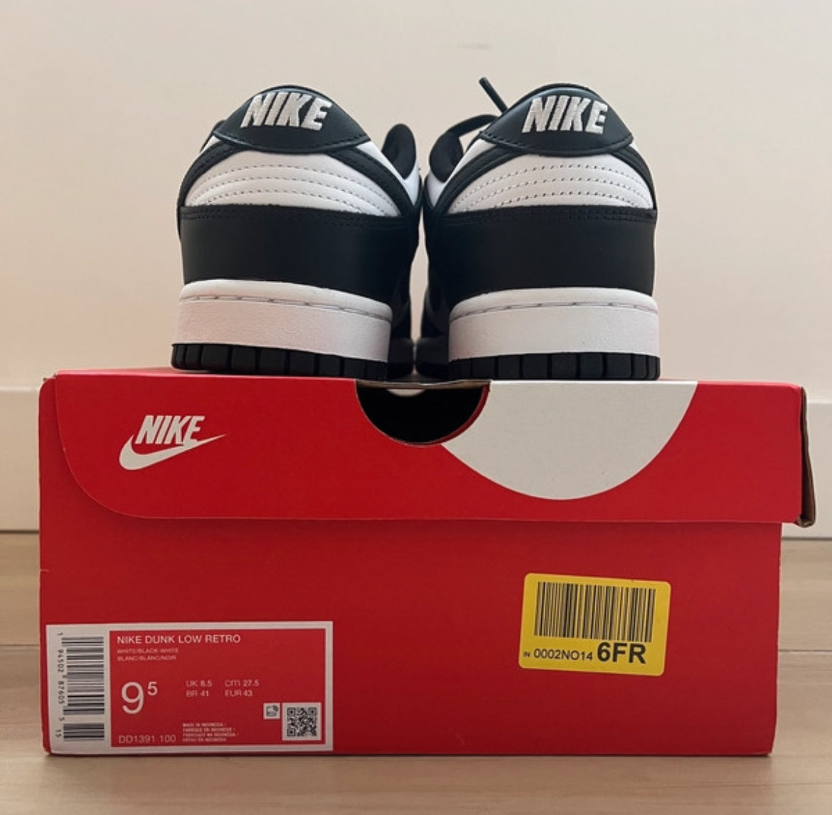 Nike Panda Dunk Low (Auténtica Reventa)